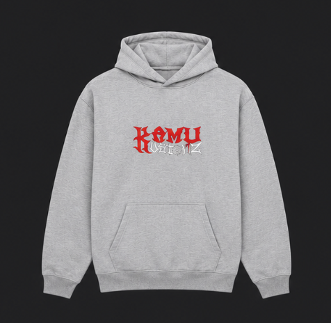Kamu Kustomz Hoodie (grey) — view 1